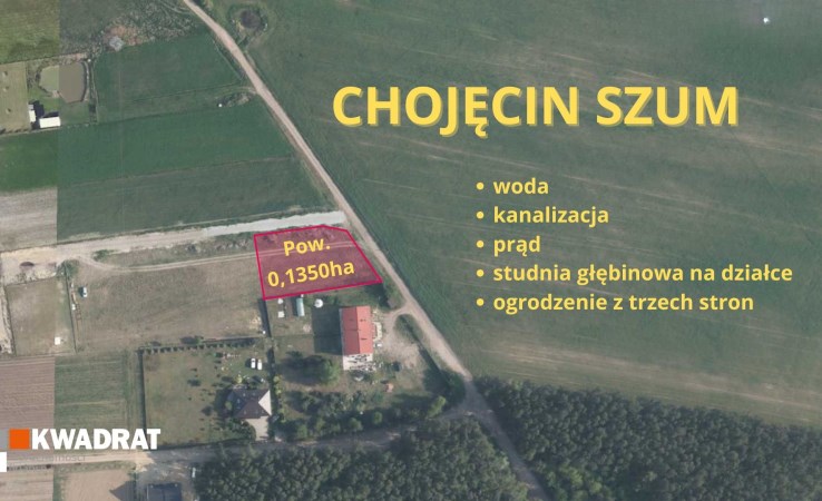 działka na sprzedaż - Bralin, Chojęcin