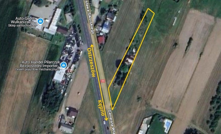 działka na sprzedaż - Ostrzeszów