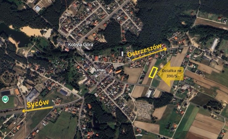 działka na sprzedaż - Kobyla Góra