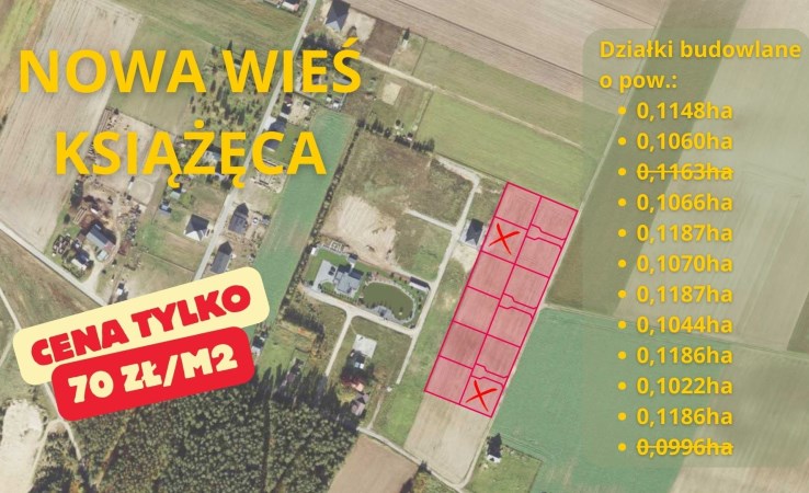 działka na sprzedaż - Bralin, Nowa Wieś Książęca