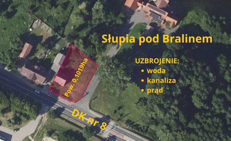 działka na sprzedaż - Perzów, Słupia pod Bralinem