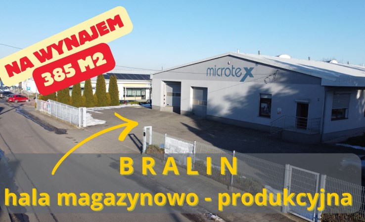 hala na wynajem - Bralin