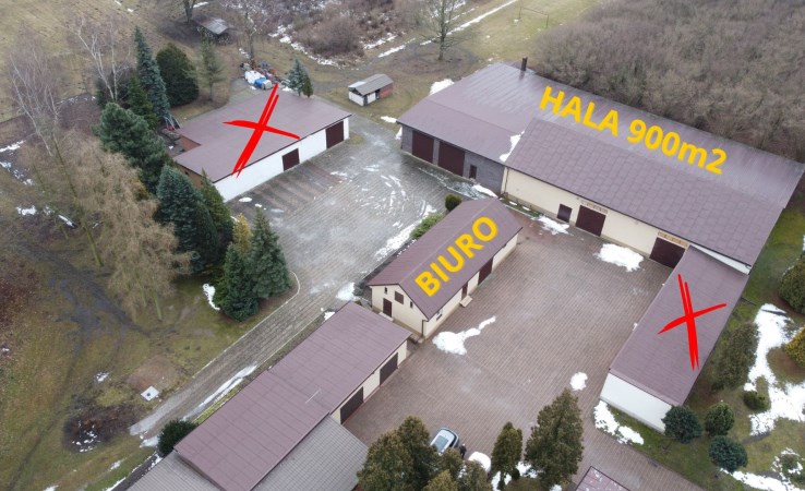 hala na wynajem - Lututów, Huta
