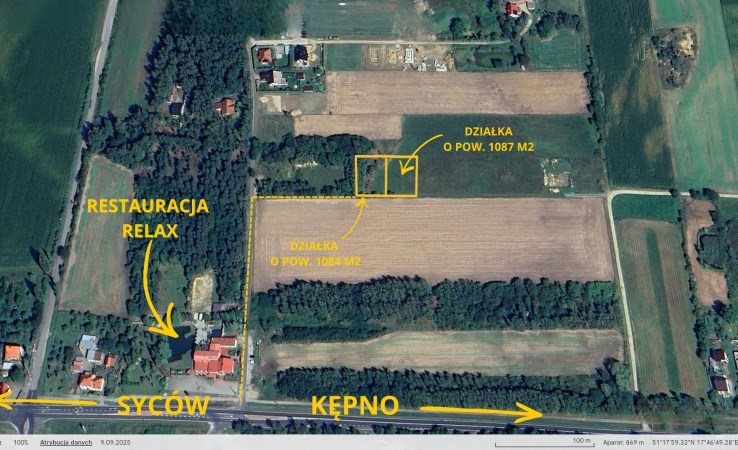 działka na sprzedaż - Perzów, Słupia pod Bralinem