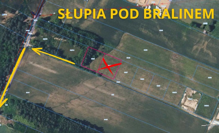 działka na sprzedaż - Perzów, Słupia pod Bralinem