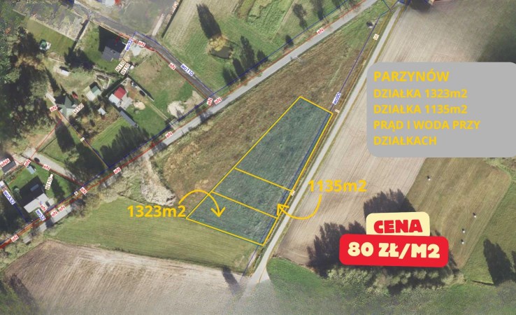 działka na sprzedaż - Kobyla Góra, Parzynów