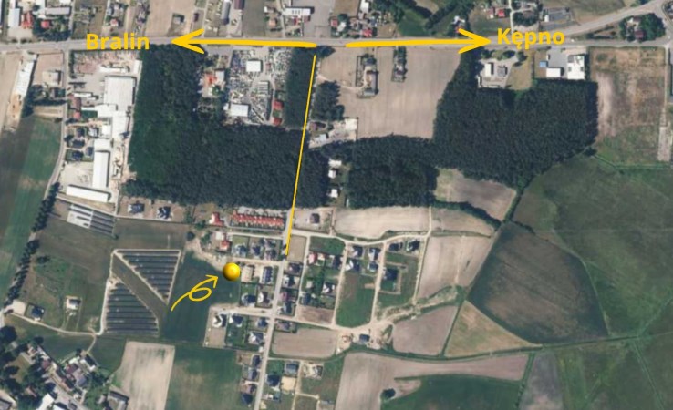 działka na sprzedaż - Bralin, Chojęcin