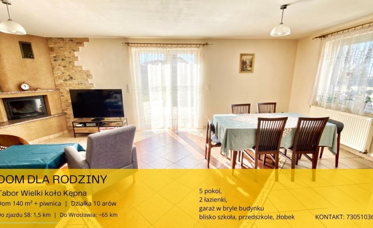 dom na sprzedaż - Bralin, Tabor Wielki