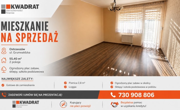 mieszkanie na sprzedaż - Ostrzeszów