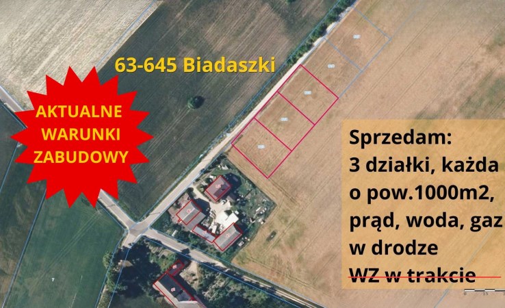 działka na sprzedaż - Łęka Opatowska, Biadaszki