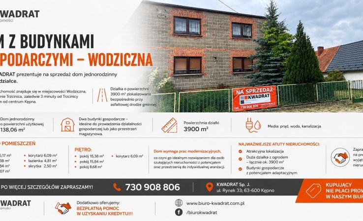 dom na sprzedaż - Trzcinica, Wodziczna