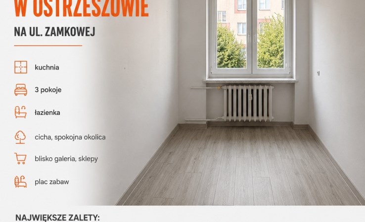 mieszkanie na sprzedaż - Ostrzeszów