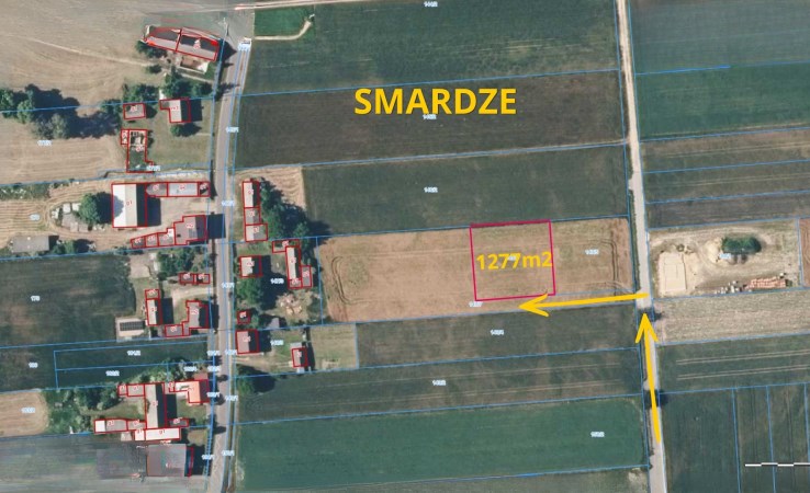 działka na sprzedaż - Trzcinica, Smardze