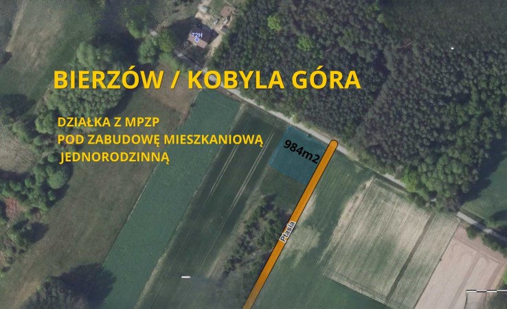 działka na sprzedaż - Kobyla Góra, Bierzów