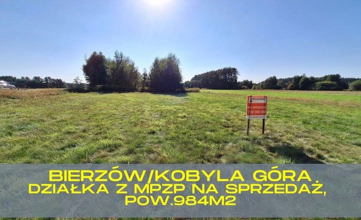 działka na sprzedaż - Kobyla Góra, Bierzów